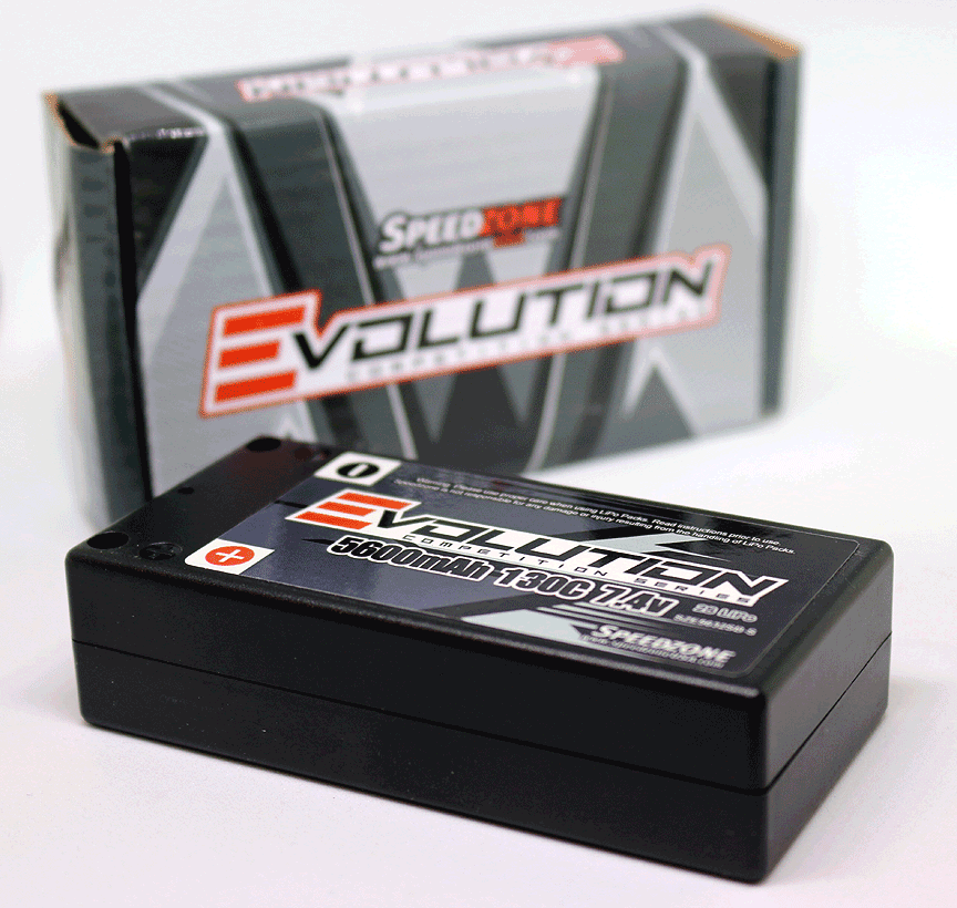 Evolution 5600mAh 130C 7.4V 2S SHORTY Lipo Battery Pack 5MM - LOW IR HIGH AV!