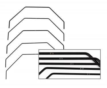 Team Associated B7 Rear Anti-Roll Bar Set ASC92458