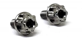 Speedzone Evolution Titanium Motor Screws (2) Gr5 3x7mm Natural Color