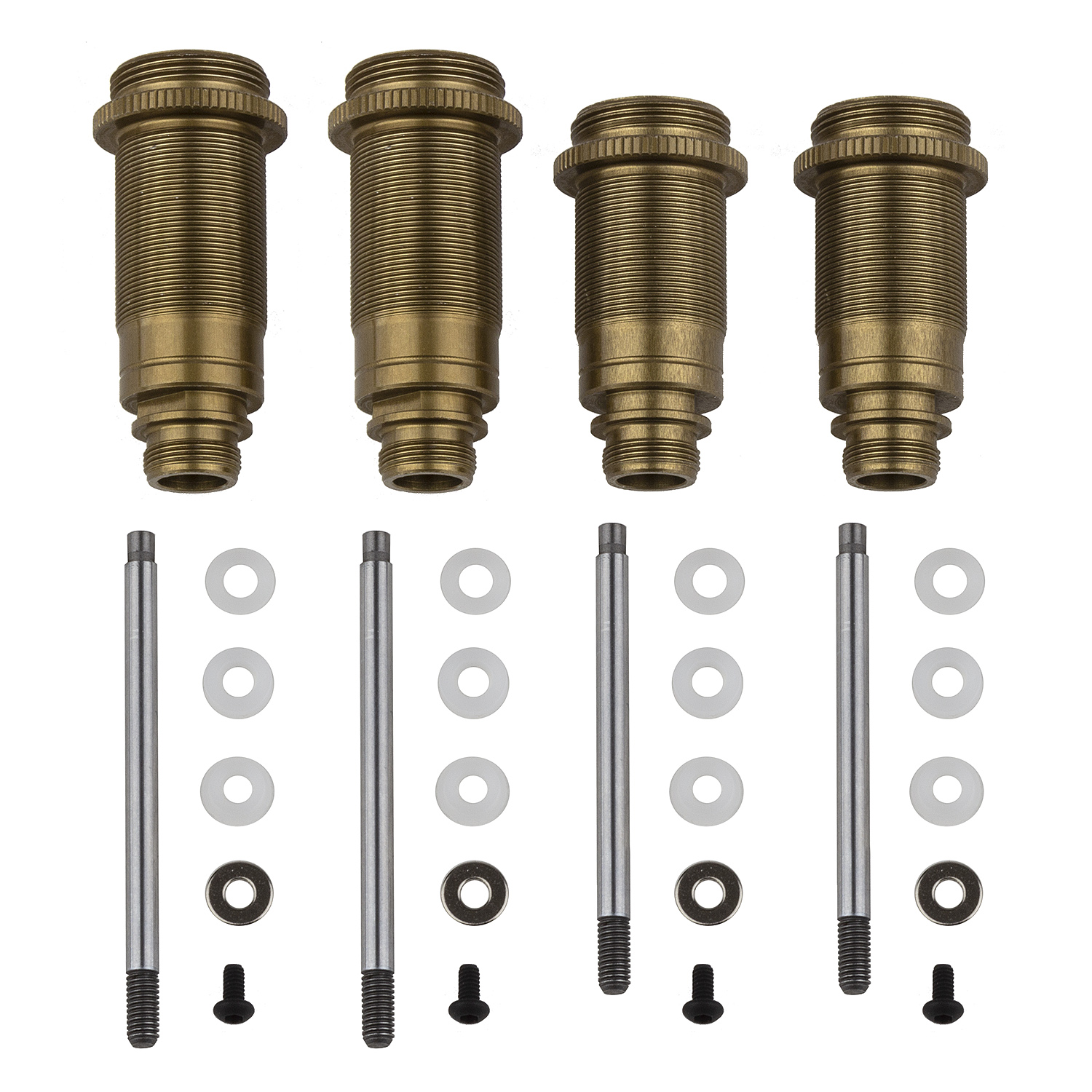 Factory Team 23mm & 27.5mm FOX V2 12mm Shock Set w/ Genuine Kashima Coat ASC91590