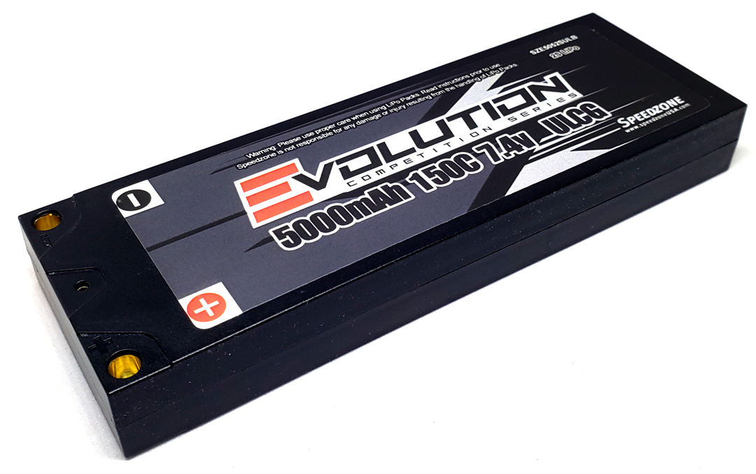 Evolution 5000mAh 150C 2S 7.4V ULCG Thin Lipo Battery Pack