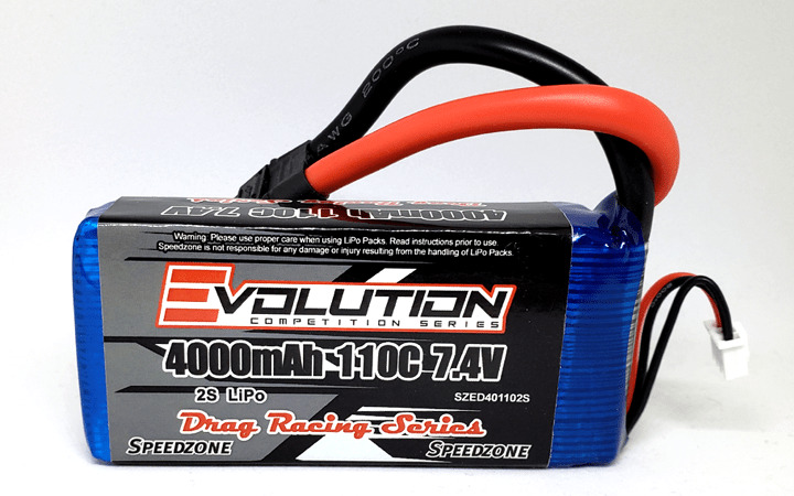 evolution-4000mah-110c-2s-74v-drag-racing-lipo-battery-pack-wxt90-connector