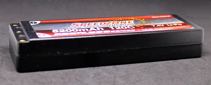 Speedzone 5200mAh 120C 2S 7.4V LCG Graphene Lipo Battery Pack Low Profile NEW