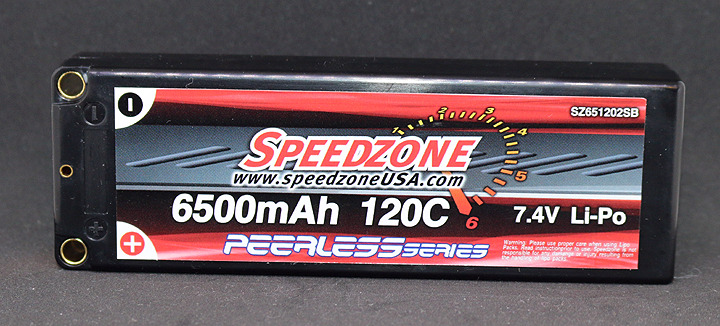 Speedzone 6500 mAh 120C Hard Case Silicon Graphene Lipo 2S 7.4V Hardcase Battery