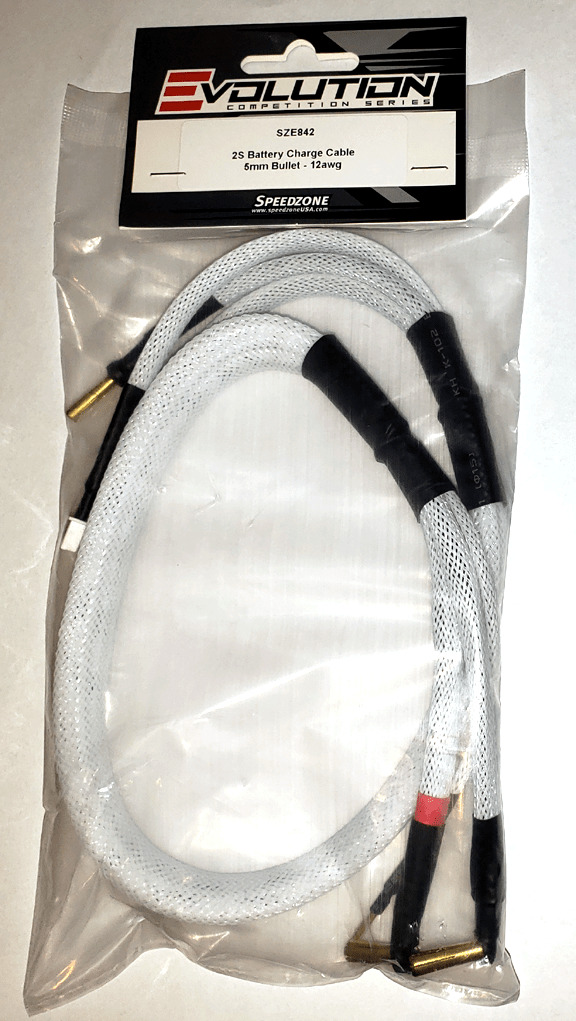 Evolution 2S 5mm Bullet Connector Lipo Battery Charge Cable Harness Leads 25inch