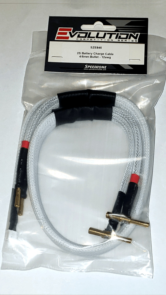 Evolution 2S 4mm & 5mm Bullet Connector Lipo Battery Charge Cable Harness Leads