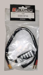 Evolution 2S-6S Lipo Battery Charge Cable Lead w Balance Board 12awg 4mm to XT60