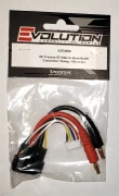 Evolution 4S Traxxas ID Male to 4mm Bullet Charger Connector Adapter 12awg Wire 