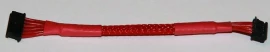 Evolution 70mm Braided Brushless Motor Sensor Cable - RED Wire BL 1/12 1/10