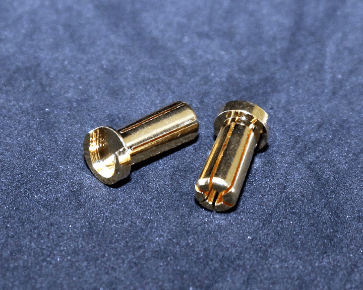 Evolution Speedzone 5mm Low Profile Bullet Connectors Male 14mm L Ships