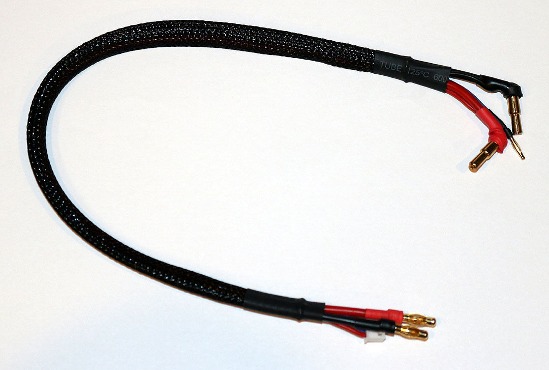 Lipo Battery Charging Harness Cable w/ Balance Taps 4mm & 5mm Step 4010 iCharger