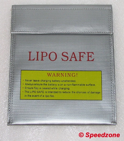 Lipo Safe Bag Charging Case Storage Battery Guard Fire Resistant 180mm * 230mm