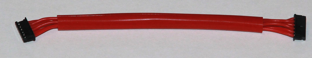 Speedzone 100mm Silicone Sensor Cable - RED Wire Ultra flexible BL 1/12 1/10
