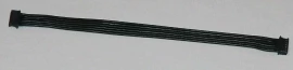 Speedzone 125mm Flat Wire Sensor Cable - Black Wire BL 1/10 Offroad Flatwire