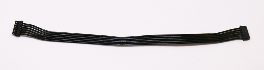 Speedzone 150mm Flat Wire Sensor Cable Black Wire BL 1/12 1/10 1/8 Flatwire