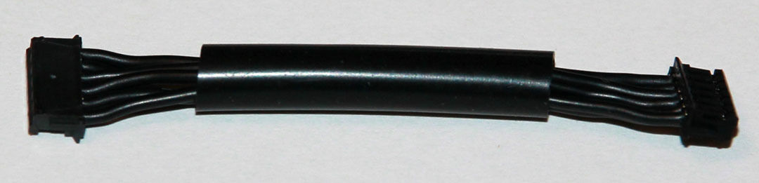 Speedzone 50mm Silicone Sensor Cable - Black Wire Ultra flexible BL 1/12 1/10