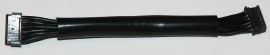 Speedzone 70mm Silicone Sensor Cable - Black Wire Ultra flexible BL 1/12 1/10