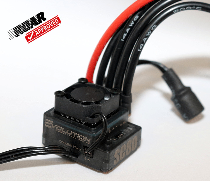 Speedzone Evolution SC80 80A Spec ESC Off-Road OnRoad 1/10 Brushless 9.5T and Up