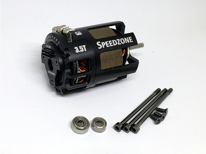 Speedzone 3.5 Turn Drag Racing Brushless Motor 12.5mm Rotor *TUNED* Motolyser Reading