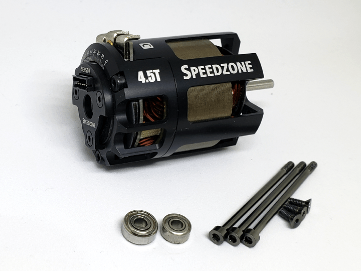 Speedzone 4.5 Turn Drag Racing Brushless Motor 12.5mm Rotor *TUNED* Motolyser Reading