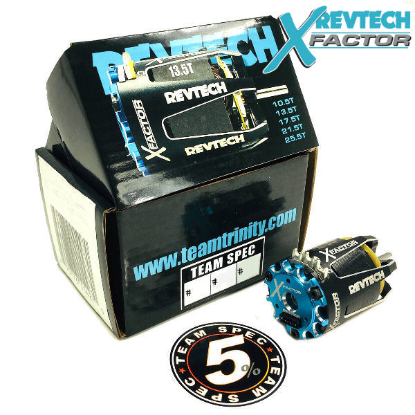 Trinity Revtech X-FACTOR 13.5T TEAM SPEC CLASS BRUSHLESS MOTOR REV1101T ROAR Approved