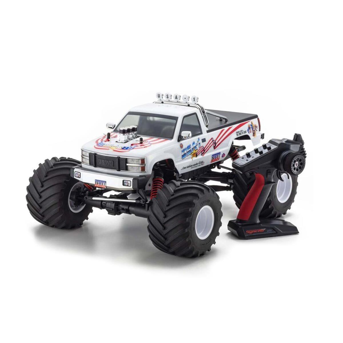 Kyosho 1/8 USA-1 VE 4 Wheel Drive 4WD 4S Brushless Monster Truck RTR KYO34257