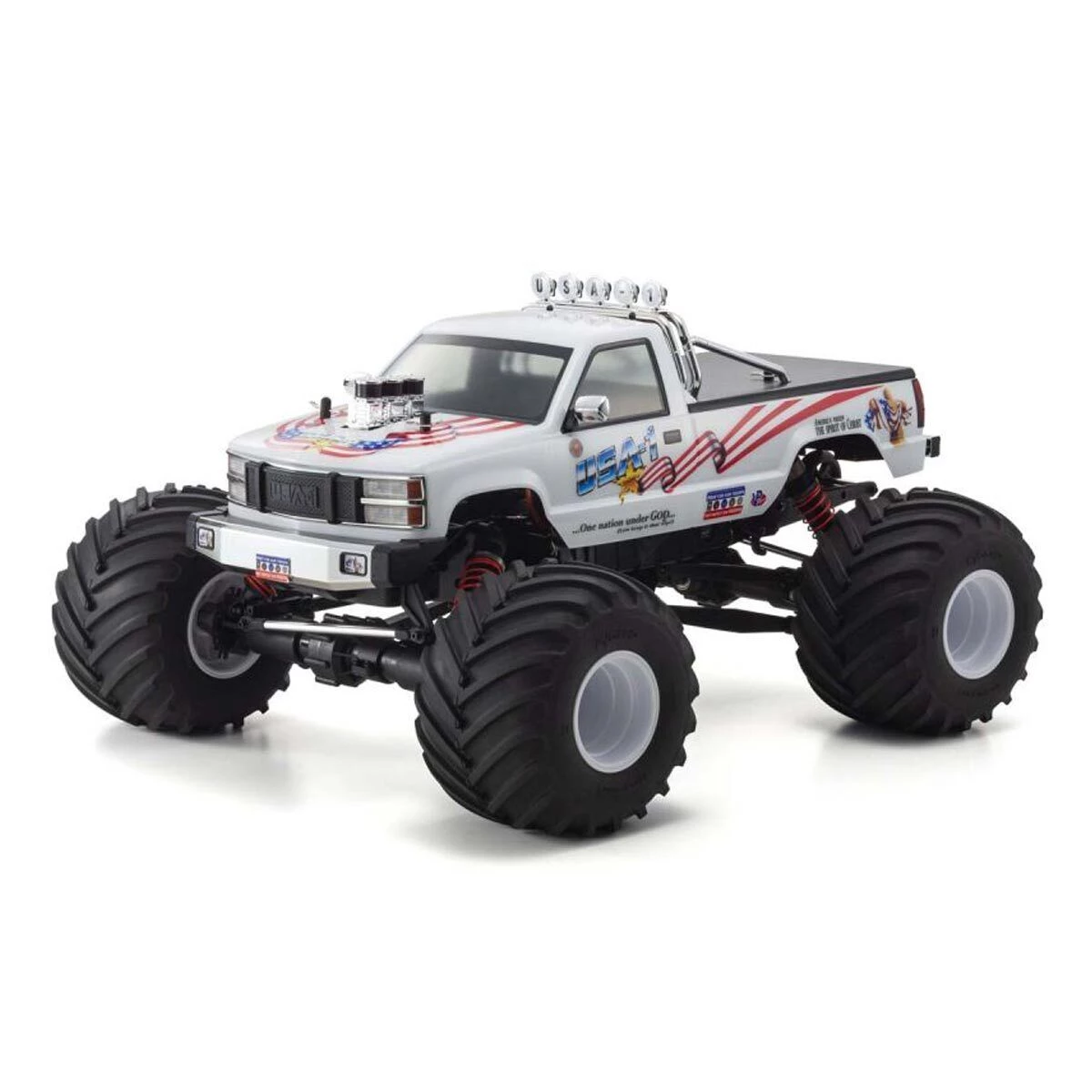 Kyosho 1/8 USA-1 VE 4 Wheel Drive 4WD 4S Brushless Monster Truck RTR KYO34257