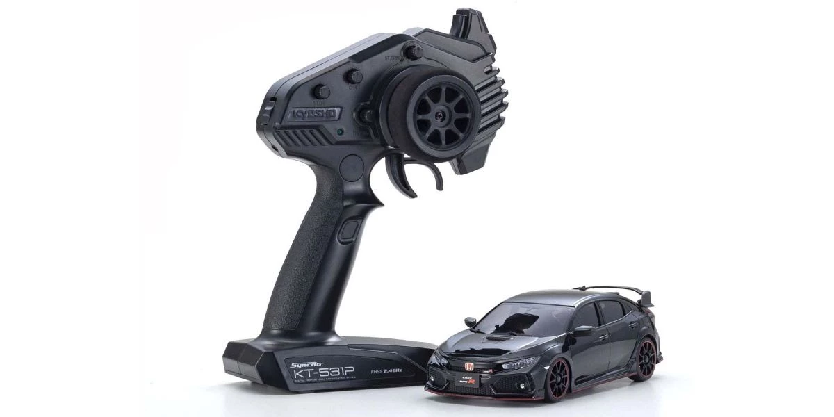 Kyosho MA-020 AWD Mini-Z ReadySet w/Honda Civic Type R Body (Black) KYO32613BK