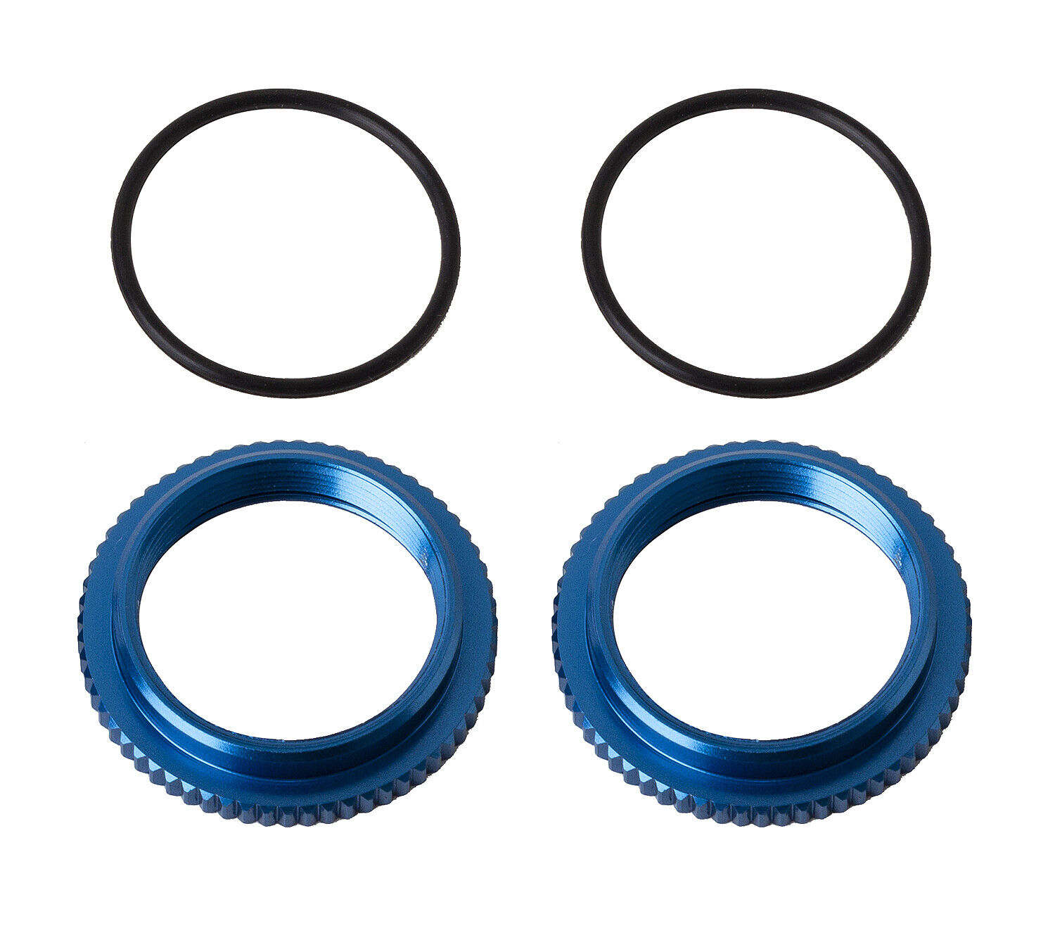 Team Associated 13mm Shock Collars Blue Aluminium B6.4 - ASC91928