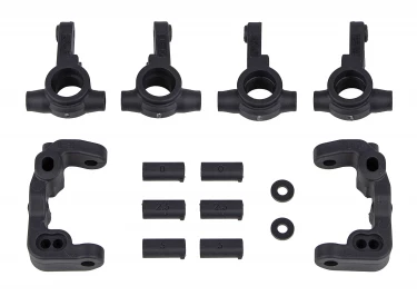 Team Associated B6.4 -1mm Carbon Scrub Caster & Steering Blocks ASC91985