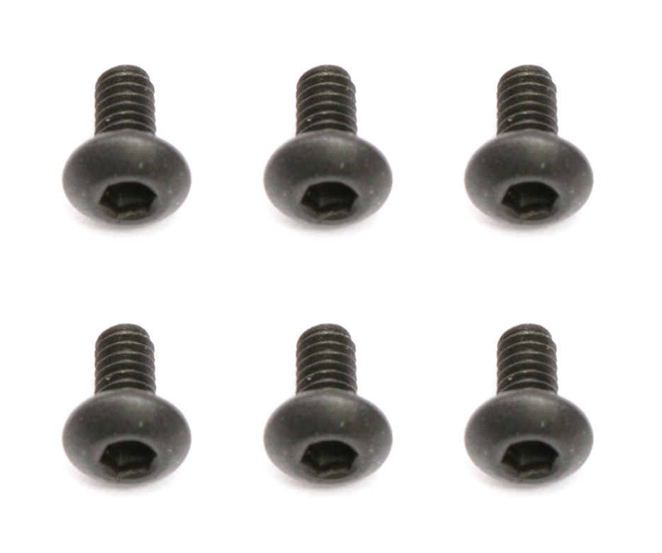 Team Associated FT Button Head Cap Screw M2x0.4x4 TC5 (6)