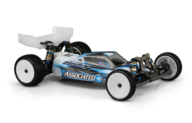 JConcepts F2 B6.4 Clear 1/10 Buggy Body w/ Carpet Wing Light Weight - 0475L