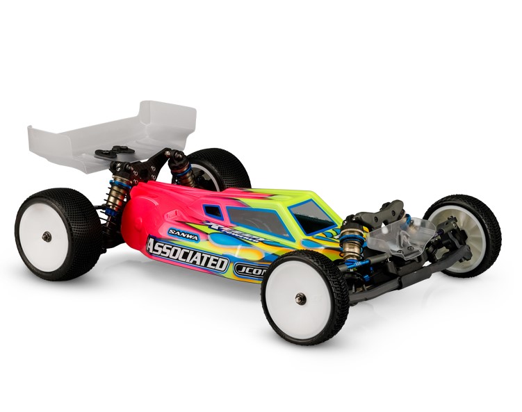 JConcepts S2 - B6.4 B6.4D Body w/ Carpet Wing - Light Weight Body Clear - 0474L