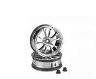 JConcepts Tactic, Street Eliminator 2.2" 12mm Hex Front Wheel, Chrome