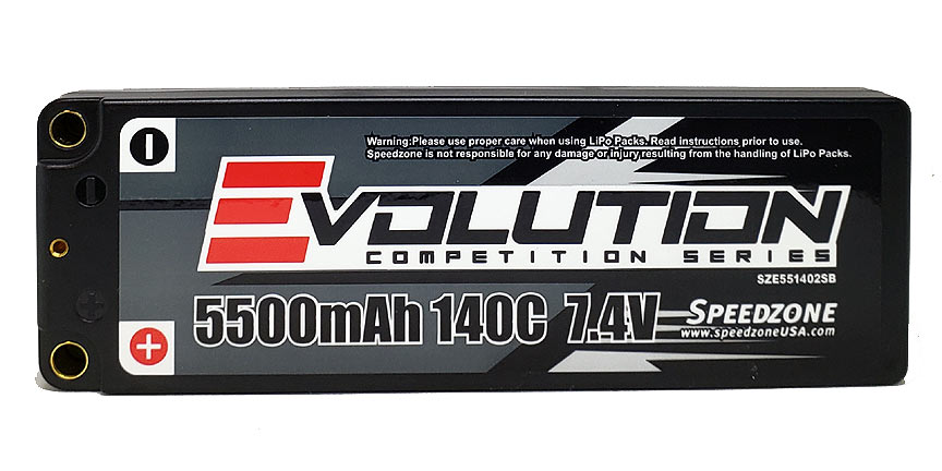 Evolution 5500mAh 140C 2S 7.4V ULCG Thin Lipo Battery Pack